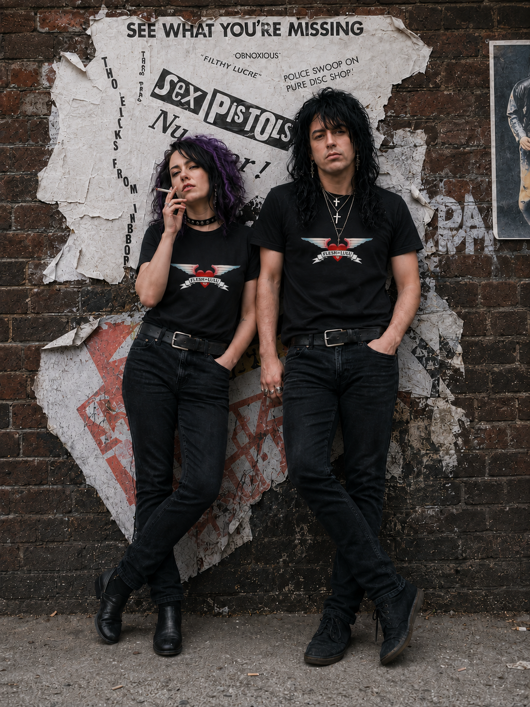 Flesh For Lulu Wings Tee