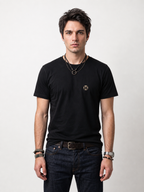 False Heads Chest Logo Tee